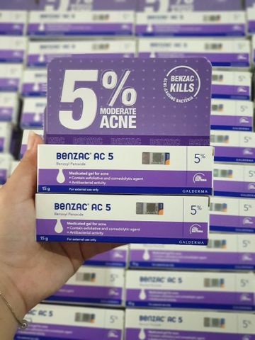 Kem hỗ trợ giảm mụn Galderma Benzac