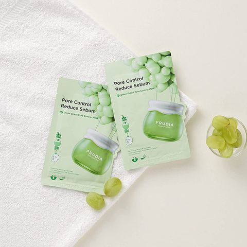 Mặt Nạ Nho Xanh Frudia Green Grape - Kiểm Soát Lỗ Chân Lông 20ml - Chăm Sóc Da Từ Thiên Nhiên Hàn Quốc