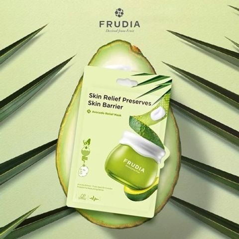 Mặt Nạ Trái Bơ Frudia Avocado Relief Mask 20ml - Dưỡng ẩm, Làm sáng da, An toàn cho da nhạy cảm, Hàn Quốc