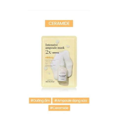 Mặt Nạ Dưỡng Ẩm Beyond Intensive Ampoule Mask 2X Ceramide Hàn Quốc - Cải Thiện Da Khô, Chống Lão Hóa, Dưỡng Sáng Da 26ml