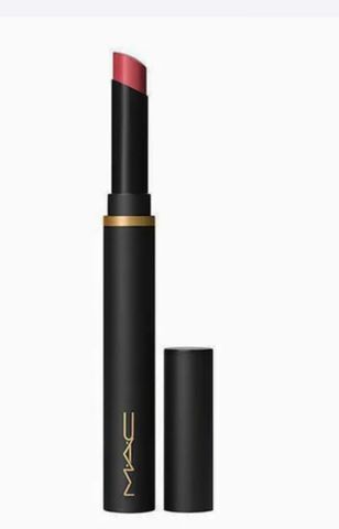 Son Môi MAC Powder Kiss Velvet Blur Slim 878 Dubonnet - Màu Đỏ Gạch, Dưỡng Ẩm, Lên Màu Chuẩn, Sản Phẩm Nhập Khẩu Mỹ