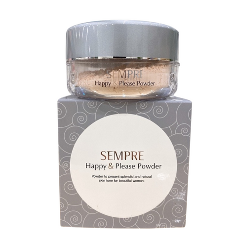 Phấn Phủ Bột Kiềm Dầu Geo Sempre Happy Please Powder 25g - Siêu Mịn, Tự Nhiên, Làm Mịn Da, Trang Điểm Hoàn Hảo