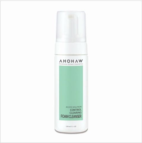 Sữa Rửa Mặt Tạo Bọt Control Clearing Foam 150ml - Sạch Da Dầu, Giảm Mụn, Dưỡng Ẩm Từ Chiết Xuất Hyaluronic Acid và Nghệ