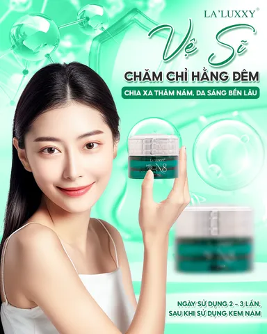 Kem Giảm Nám & Làm Sáng Da La'luxxy Cosmetics Melasmax N8 - Chăm Sóc Da Hiệu Quả, Giảm Thâm Nám, Da Sáng Mịn Hàng Ngày