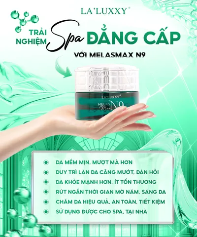 Kem Dưỡng Da Giảm Nám, Ngăn Ngừa Lão Hóa La'luxxy Cosmetics Melasmax N9 - Chăm Sóc Da Sáng Mịn, Xuất Xứ Tự Nhiên