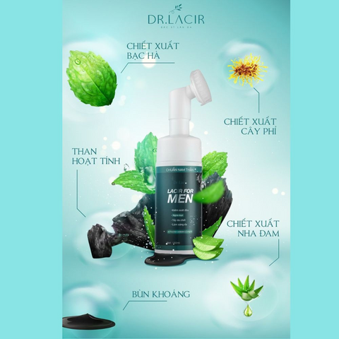 Sữa rửa mặt cho nam Dr. Lacir – Lacir For Men 150ml