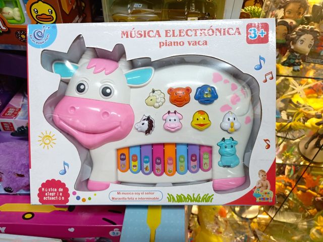 Đồ Chơi Đàn Piano Hình Con Bò Cow Piano Carton 552 - Đồ Chơi Giáo Dục Phát Nhạc Cho Trẻ Em Từ 1 Tuổi, Thiết Kế Ngộ Nghĩnh, An Toàn Chất Liệu Carton