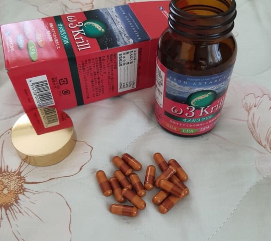 Viên uống dầu nhuyễn thể Omega 3 W3 Krill Shiratori 80 viên - Tăng cường sức khỏe tim mạch và trí não từ Nhật Bản