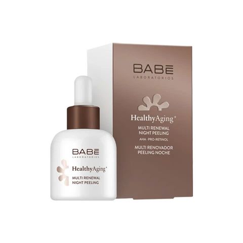 Serum BABE Healthy Aging Multi Renewal Night Peeling 30ml - Giúp Tái Tạo Da, Giảm Nếp Nhăn & Làm Sáng Màu Da