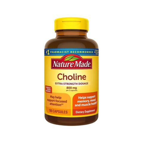Hỗ trợ não bộ và cơ bắp Choline Nature Made 800mg 180 viên