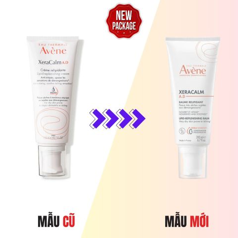 Kem Dưỡng Da Avene Xeracalm AD Cream 200mL - Giảm Ngứa, Dưỡng Ẩm Cho Da Khô, Thích Hợp Cho Da Nhạy Cảm, Viêm Da Cơ Địa
