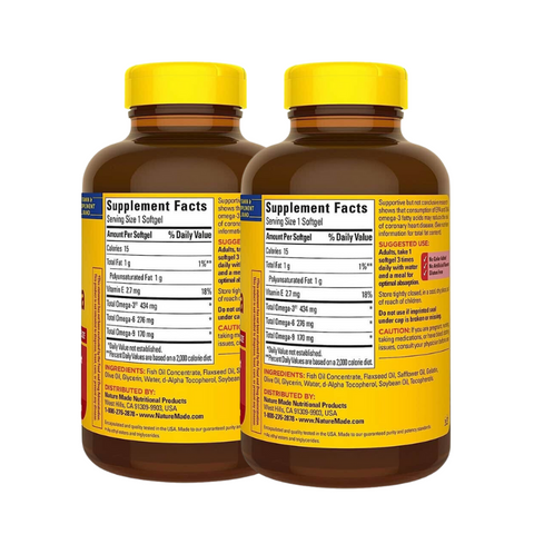 Viên uống Nature Made 150 viên của Mỹ, Triple Omega 3 6 9