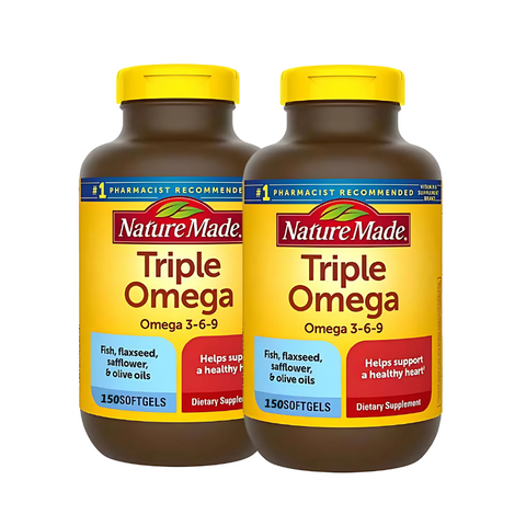 Viên uống Nature Made 150 viên của Mỹ, Triple Omega 3 6 9