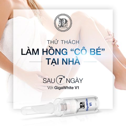 Kem giảm thâm vùng kín Nuwhite Giga White V1 Mibiti Prudente
