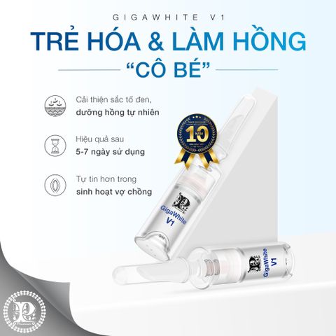 Kem giảm thâm vùng kín Nuwhite Giga White V1 Mibiti Prudente