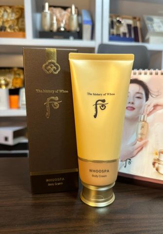 Kem Dưỡng Thể Whoo Spa Body Cream 200ml - Dưỡng Ẩm, Làm Mịn Da - Sản Phẩm Cao Cấp Hàn Quốc Cho Làn Da Tươi Sáng, Đàn Hồi