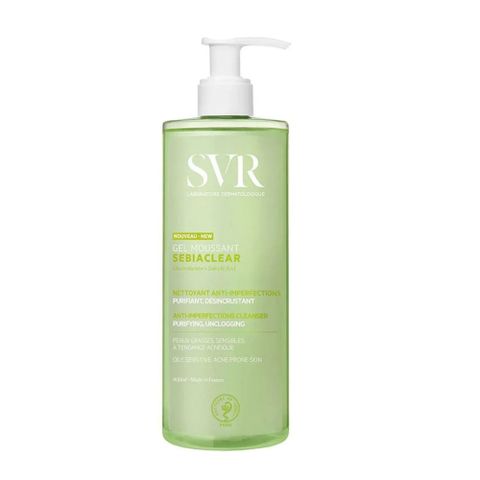 Sữa Rửa Mặt SVR Sebiaclear Gel Moussant Cho Da Dầu & Mụn - Dưỡng Da Chuyên Sâu, Không Xà Phòng, Phù Hợp Da Nhạy Cảm 55mL, 200mL, 400mL
