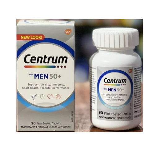 Vitamin Tổng Hợp Centrum For Men 90 Viên - Tăng Cường Sinh Lực, Hỗ Trợ Sức Khỏe Nam Giới - Sản Phẩm Từ Úc