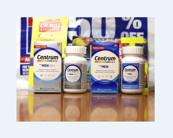 Vitamin Tổng Hợp Centrum For Men 90 Viên - Tăng Cường Sinh Lực, Hỗ Trợ Sức Khỏe Nam Giới - Sản Phẩm Từ Úc