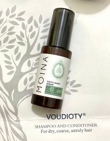 Serum Trẻ Hóa Moina - Chống Nhăn, Cấp Ẩm, Chiết Xuất Nho Xanh, Làm Sáng Da, Thu Nhỏ Lỗ Chân Lông, Dưỡng Da Tươi Sáng