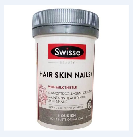 Viên hỗ trợ đẹp da móng tóc Swisse Hair Skin Nails của Úc