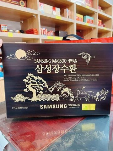 An Cung Ngưu Hoàng Hoàn Hộp Gỗ Jangsoo Hwan Hàn Quốc