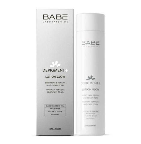 Sữa Dưỡng Cân Bằng Da Babe Depigment Lotion Glow 150ml - Toner Dưỡng Da Sáng Mịn, Ngăn Ngừa Sắc Tố, Thích Hợp Mọi Loại Da