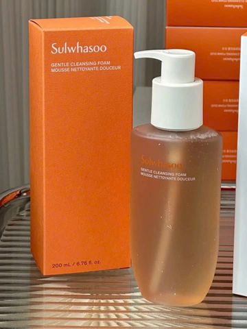 Sữa Rửa Mặt Dịu Nhẹ Sulwhasoo Gentle Cleansing Foam 200ml - Gel Làm Sạch Da, Cung Cấp Độ Ẩm, Phù Hợp Với Da Thường và Da Khô