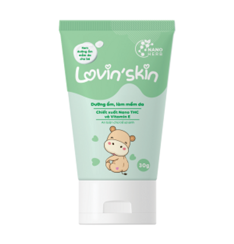 Kem dưỡng ẩm mềm da cho bé Lovin'skin Nano Herb