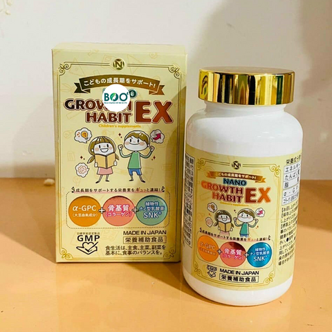 Viên uống tăng chiều cao và trí não Nano Growth Habit EX 120 Viên