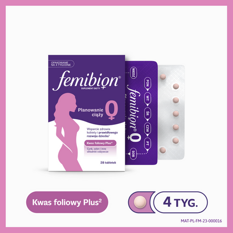Viên Uống Femibion 0 - Vitamin Bổ Sung Dinh Dưỡng Dành Cho Phụ Nữ Chuẩn Bị Mang Thai, Hộp 4 Tuần 28 Viên