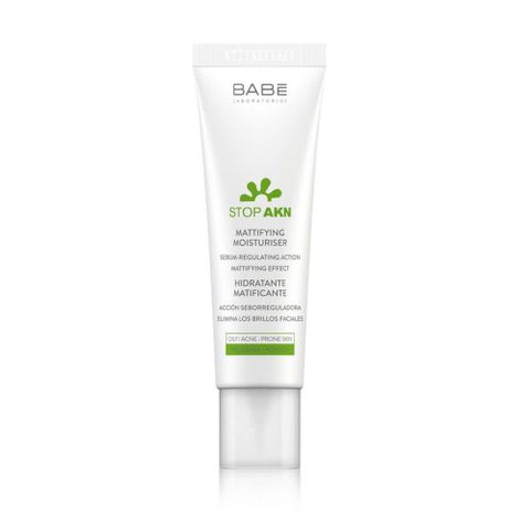 Kem Dưỡng Ẩm Kiềm Dầu cho da mụn BABE Stop AKN Mattifying Moisturiser 50ml 