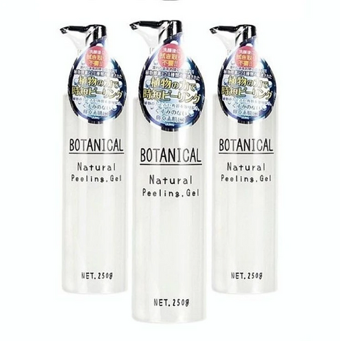 Gel Tẩy Tế Bào Chết Botanical Natural 250g - Sản Phẩm Nhật Bản Chất Lượng Cao, Làm Sạch Dịu Nhẹ, Phù Hợp Mọi Loại Da