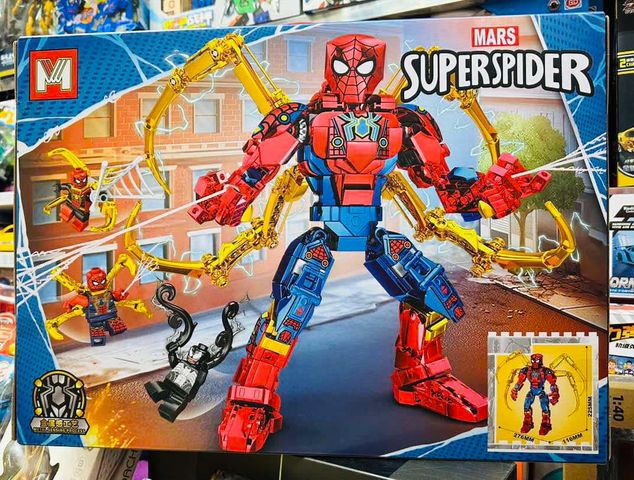 Đồ Chơi Lắp Ghép Siêu Nhân Người Nhện MG1292 - Bộ Xây Dựng Lego Siêu Anh Hùng Marvel Cho Trẻ Em