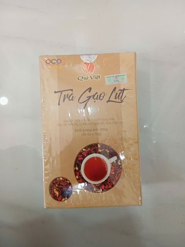 Trà gạo lứt Quê Việt hỗ trợ thanh lọc, giải nhiệt