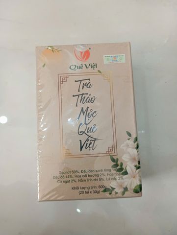 Trà thảo mộc Quê Việt  hỗ trợ mát gan, ngủ ngon