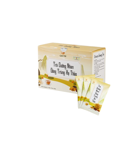 Trà dưỡng nhan đông trùng hạ thảo Quê Việt - Hộp 150g