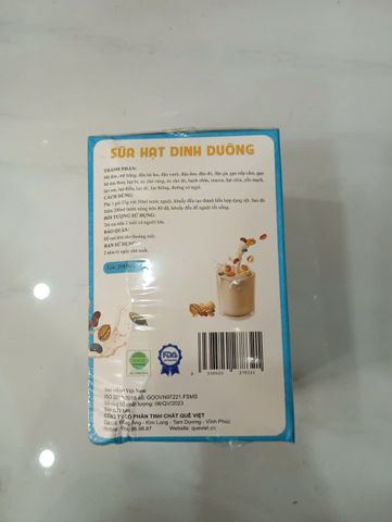 Sữa hạt dinh dưỡng Quê Việt (Không đậu nành) - Hộp 500g