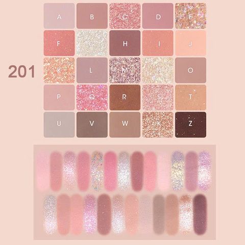 Bảng Phấn Mắt Gogo Tales 201 Rose Yam Purple 25 Ô - Phấn Mắt Tone Hồng Lạnh Dễ Dàng Sử Dụng Cho Trang Điểm Cổ Điển Và Hiện Đại