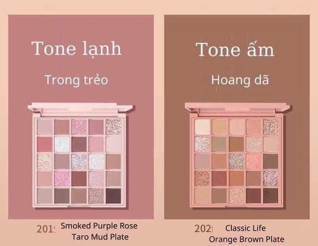 Bảng Phấn Mắt Gogo Tales 201 Rose Yam Purple 25 Ô - Phấn Mắt Tone Hồng Lạnh Dễ Dàng Sử Dụng Cho Trang Điểm Cổ Điển Và Hiện Đại