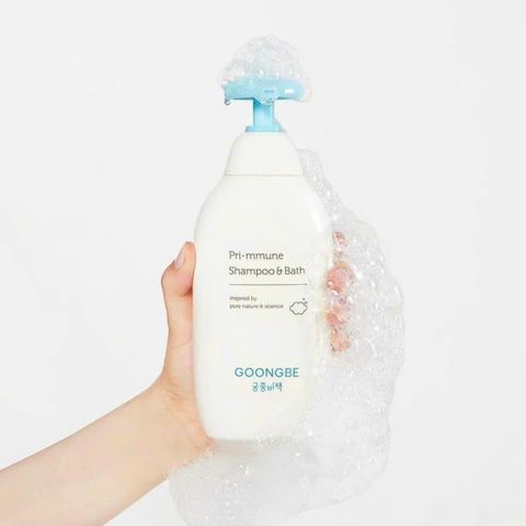 Sữa Tắm Gội Toàn Thân Cho Bé Goongbe Pri-mmune 350ml - An Toàn, Dịu Nhẹ, Chiết Xuất Tự Nhiên, Phù Hợp Trẻ Sơ Sinh