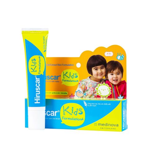 Gel Hiruscar Kids 10g - Gel Chăm Sóc Sẹo Cho Trẻ Em, Giúp Mờ Thâm, Dưỡng Ẩm Da Nhạy Cảm, Giảm Ngứa, Hiệu Quả Cho Sẹo Dưới 2 Năm