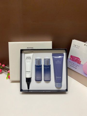 Set Serum Ohui Retinol Reverse Activator - Bộ Chăm Sóc Da Chống Lão Hóa, Giúp Cải Thiện Nếp Nhăn Sâu, Duy Trì Độ Đàn Hồi Da