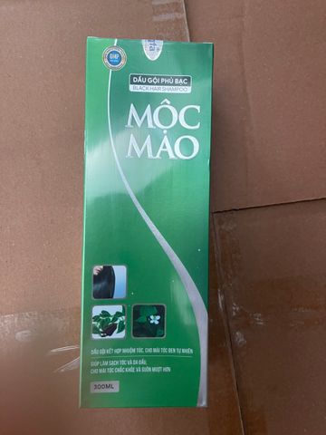 Dầu Gội Phủ Bạc Mộc Mao Giúp Đen Tóc Đơn Giản Tại Nhà