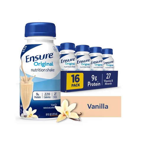 Sữa Ensure nước Original Nutrition Shake Mỹ 237ml hương Vanilla