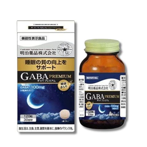 Viên Uống Gaba Premium Nhật Bản 120 Viên - Hỗ Trợ Giấc Ngủ Sâu, Giảm Căng Thẳng, Sản Phẩm Thiên Nhiên Nhập Khẩu