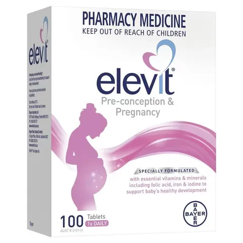 Vitamin tổng hợp cho bà bầu Elevit Úc 100 viên