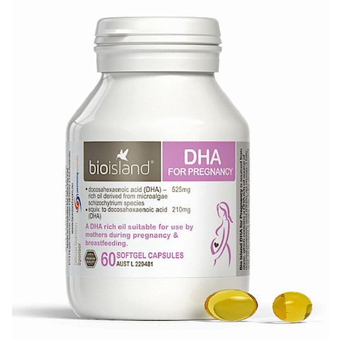 DHA Bầu Bioisland 60 viên phát triển trí não thai nhi