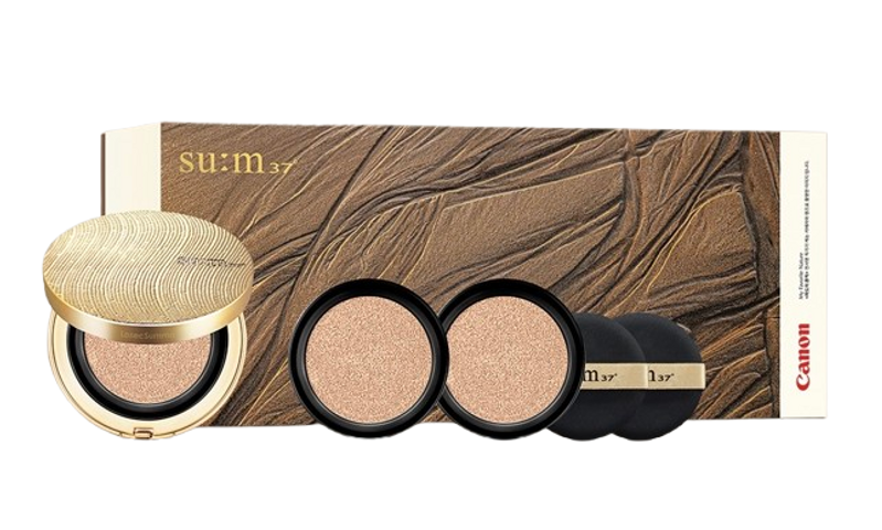 Set phấn nước Cushion Sum losec summa chứa tinh chất vàng
