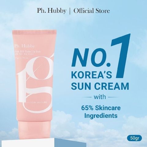 Kem Chống Nắng Ph. Hubby Pink BB Tone Up SPF 50+ PA++++ - Chăm Sóc Da, Bảo Vệ Chống UV & Nâng Tông Da 50g